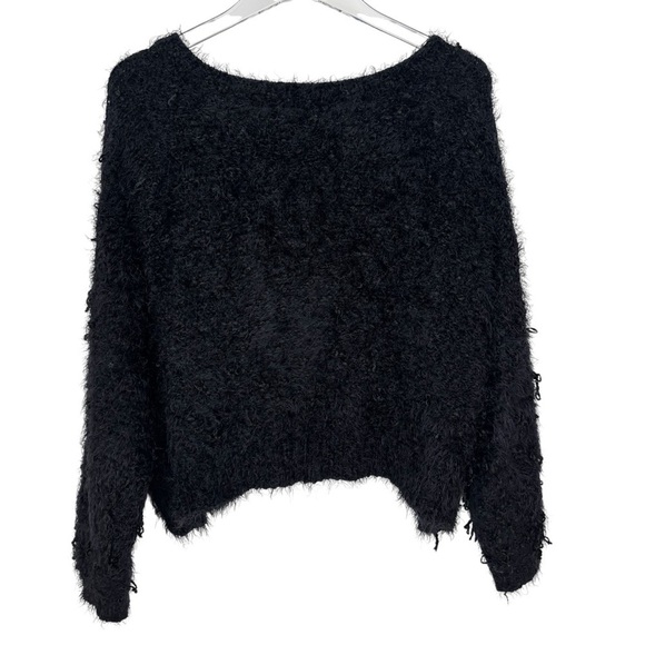 Altar’d State Black V-Neck Sweater Size Large - Picture 2 of 10